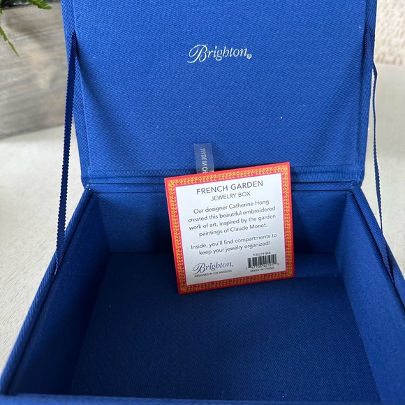 Brighton French Garden Jewelry Box in Blue - Picture 5 of 6
